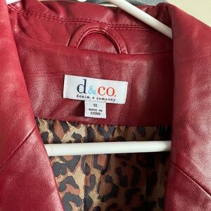 Denim & Co. Women’s Plus Leather Jacket